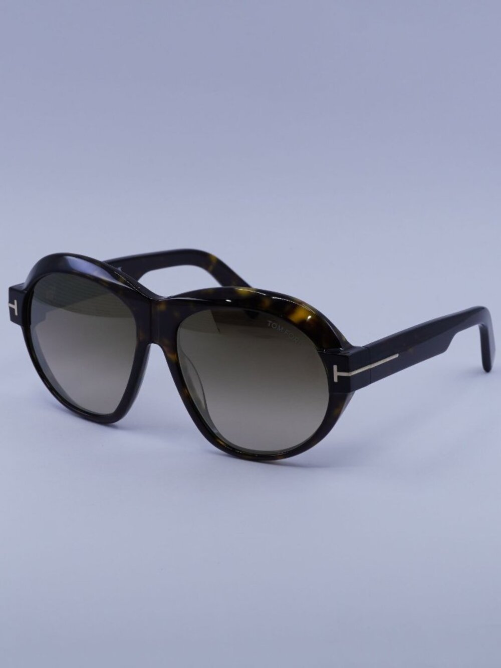 Tom Ford FT1113 52G Inger Sunglasses Dark Havana Round Frame